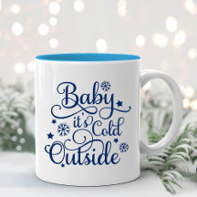 Baby het is koud buiten Navy Script Vakantie