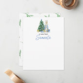 Baby het is koud buiten Note Kaart Notitiekaartje (Voorkant / Achterkant in situ)