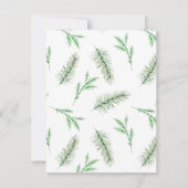 Baby het is koud buiten Note Kaart Notitiekaartje (Achterkant)