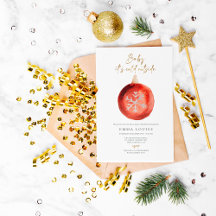 Baby Het is koud buiten ornament Winter Baby showe