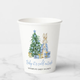 Baby het is koud buiten papieren bekers