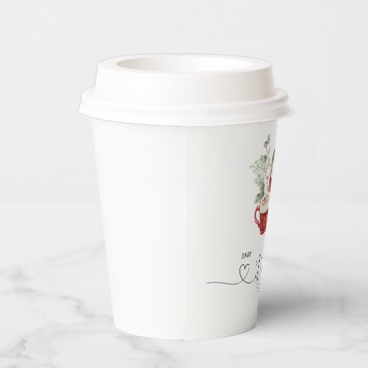 Baby het is koud buiten papieren bekers (Rechts)