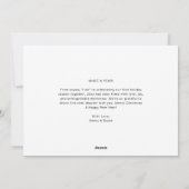 Baby Het is koud buiten Pas getrouwd eerste kerstd Feestdagenkaart (Achterkant)