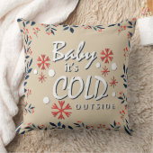 Baby Het is koud buiten Pillow Kussen (Deken)