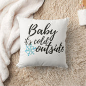 Baby Het is koud buiten Pillow Kussen (Deken)