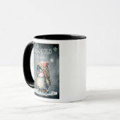 Baby Het is koud buiten pinguïn Mok (Voorkant links)