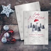 Baby Het is koud buiten Polair Beer Baby shower Kaart