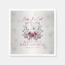 Baby Het is koud buiten Polair Beer Baby shower