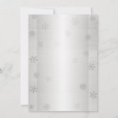 Baby Het is koud buiten Polar Beer Baby shower Inv Kaart (Achterkant)