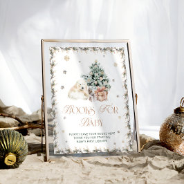 Baby het is koud buiten Polar Beer Boeken voor Bab Poster