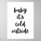 Baby het is koud buiten poster (Voorkant)