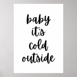 Baby het is koud buiten poster