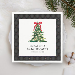 Baby Het is koud buiten Red Bow Baby shower Servet