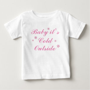 Baby het is koud buiten Roze jurk