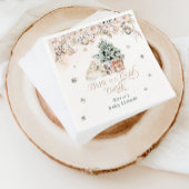 Baby het is koud buiten roze meisje Beer Baby show Servet