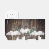 Baby Het is koud buiten Rustisch Baby shower Bedankdoosjes (Uitgevouwen)