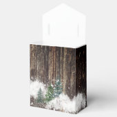 Baby Het is koud buiten Rustisch Baby shower Bedankdoosjes (Geopend)