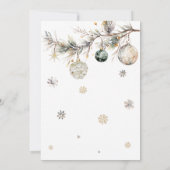 Baby het is koud buiten Schattige Polar Beer Baby  Kaart (Achterkant)