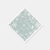 Baby Het is koud buiten servetten (Hoek)