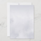 Baby Het is koud buiten Silver Grey Baby shower In Kaart (Achterkant)