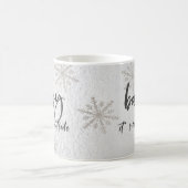 Baby Het is koud buiten Snowflake Koffiemok (Center)