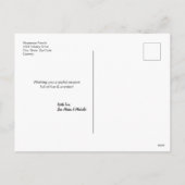 Baby het is koud buiten Snowflakes Kerstmis Feestdagenkaart (Achterkant)