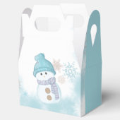 Baby Het is koud buiten Snowman Baby shower Bedankdoosjes (Geopend)