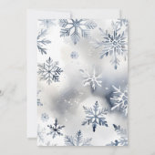 Baby Het is koud buiten Snowy Pines baby shower Kaart (Achterkant)