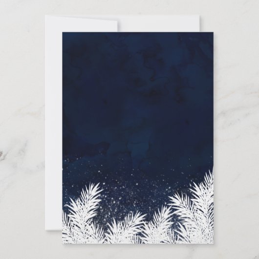 Baby Het is koud buiten string lichtpijnblauw Kaart (Achterkant)