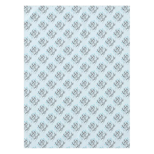 Baby het is koud buiten tafelkleed (Voorkant)