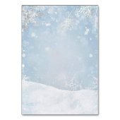 Baby, het is koud buiten Teddybeer Winter Kaart (Achterkant)