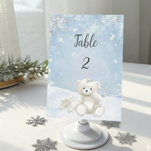 Baby, het is koud buiten Teddybeer Winter Kaart