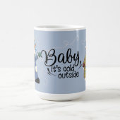 Baby Het is koud buiten - twee landsneeuwmannen Koffiemok (Center)