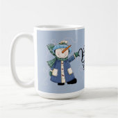 Baby Het is koud buiten - twee landsneeuwmannen Koffiemok (Links)