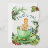 Baby Het is koud buiten | Uitnodiging voor Baby sh (Voorkant)