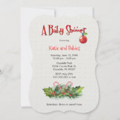 Baby Het is koud buiten | Uitnodiging voor Baby sh (Achterkant)