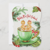 Baby Het is koud buiten | Uitnodiging voor Baby sh (Voorkant)