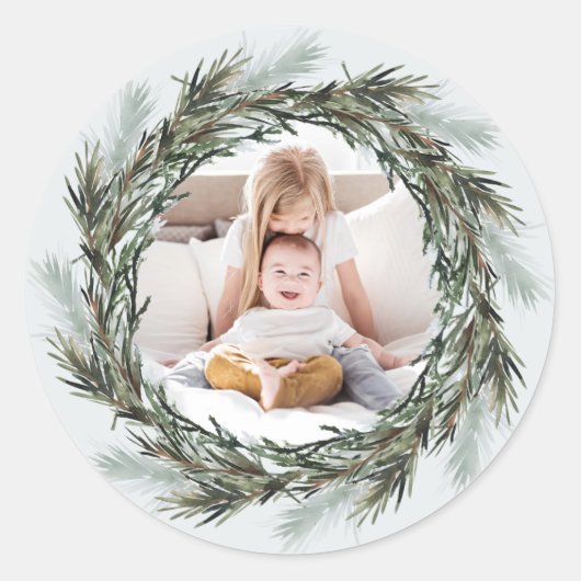 Baby Het is koud buiten vakantie stickers (Voorkant)