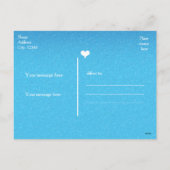 Baby het is koud buiten vakantie winter Briefkaart (Achterkant)