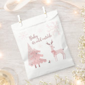 Baby Het is koud buiten voorkeurstassen Bedankzakje (Geknipt)