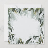 Baby het is koud buiten waterverf baby shower aankondiging (Achterkant)