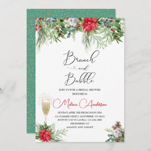 Baby het is koud buiten waterverf tak en babb kaart