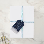 Baby Het is koud Buiten Whimsical Baby shower Cadeaulabel (Met Touw)