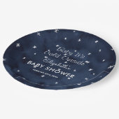 Baby Het is koud Buiten Whimsical Baby shower Papieren Bordje (Gekanteld)