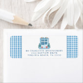 Baby Het is koud buiten Winter Baby shower Adres Etiket (Insitu)