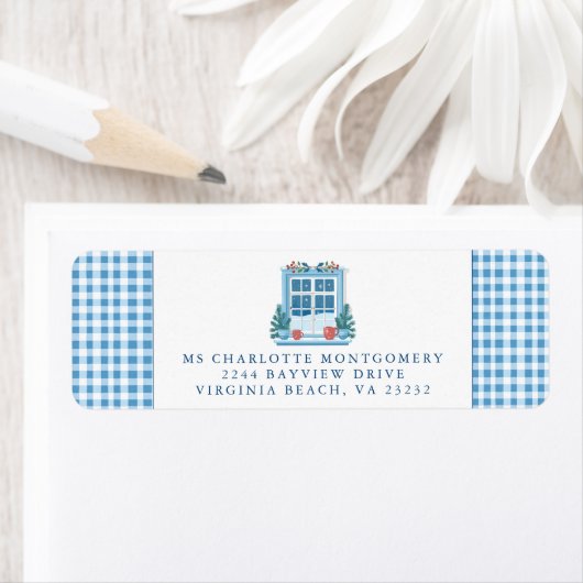 Baby Het is koud buiten Winter Baby shower Adres Etiket (Insitu)