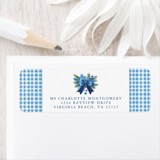 Baby Het is koud buiten Winter Baby shower Adres Etiket (Insitu)