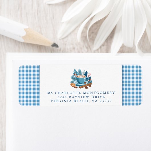 Baby Het is koud buiten Winter Baby shower Adres Etiket (Insitu)