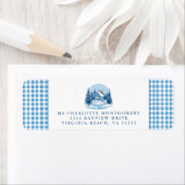 Baby Het is koud buiten Winter Baby shower Adres Etiket (Insitu)