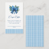 Baby Het is koud buiten Winter Baby shower Enclosu Informatiekaartje (Voorkant / Achterkant)